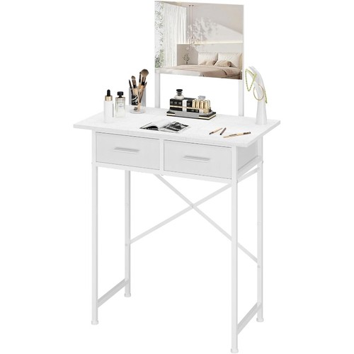 Desk with mirror and - with,