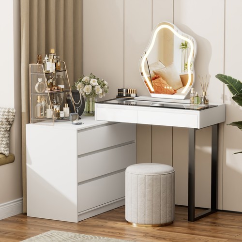 Corner vanity desk dressing - corner,