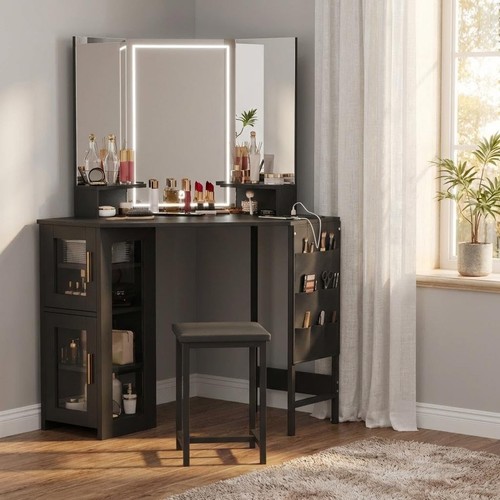 Vanity desk corner set - vanity,
